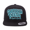 Light Blue CA Delta Snapback Hat