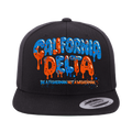 Blue & Red CA Delta Snapback Hat