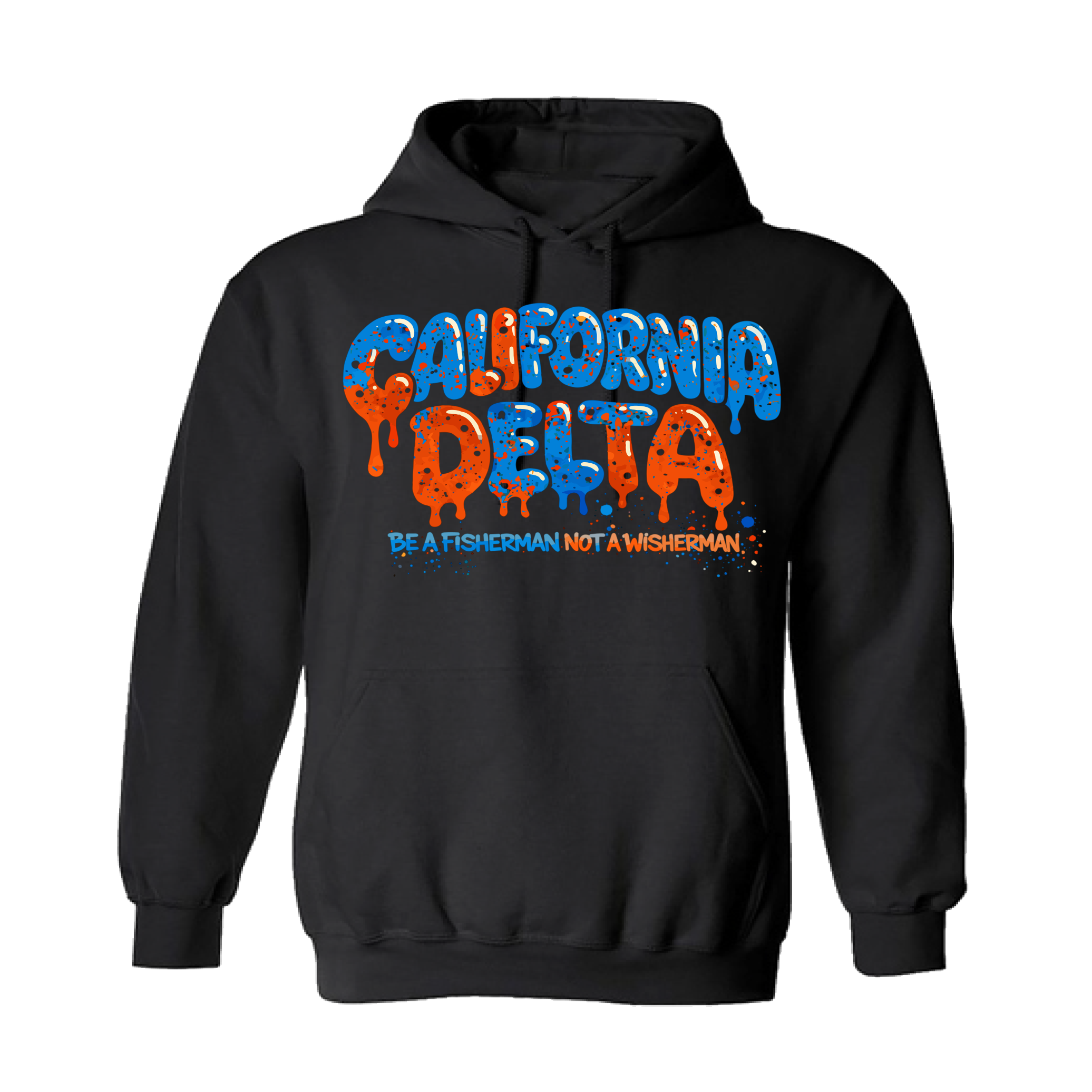 Black California Delta Hoodie