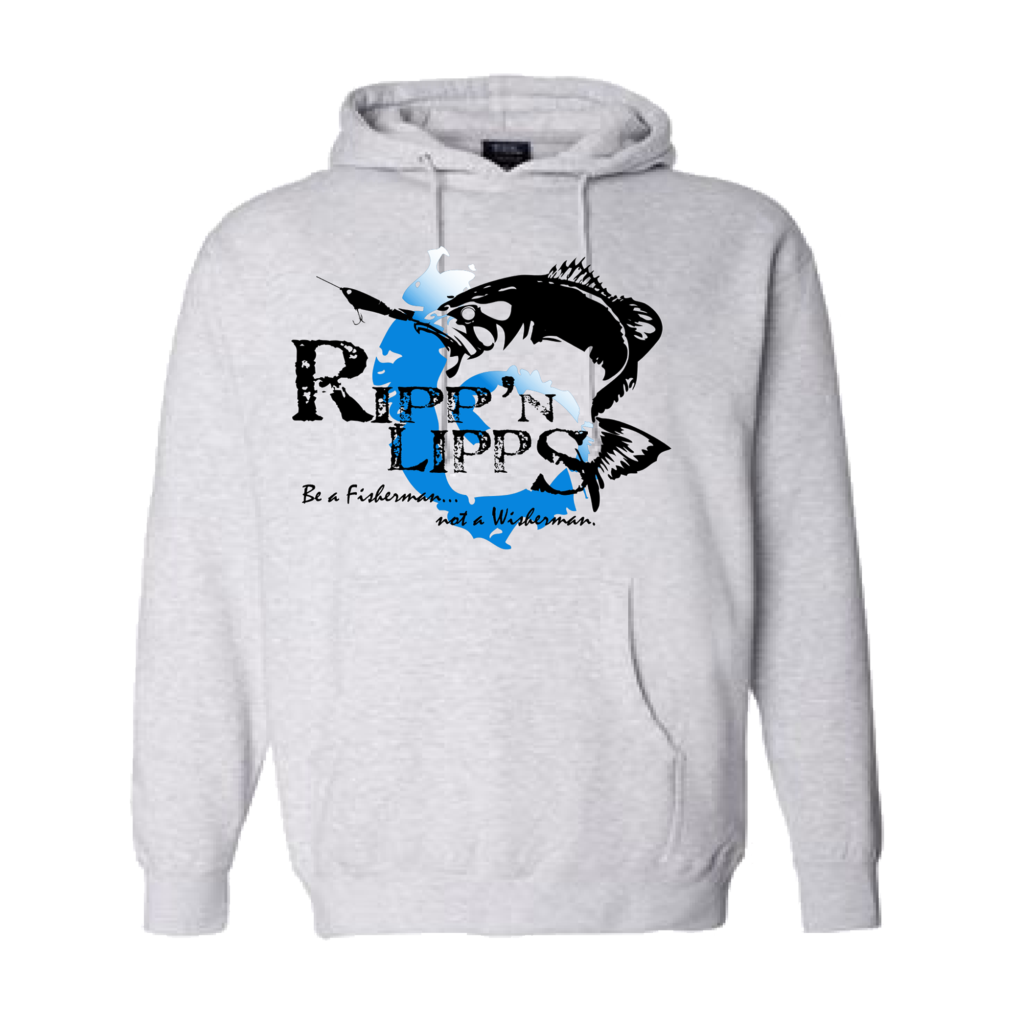 Grey Rippn Lipps Hoodie